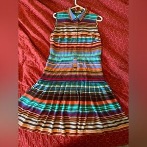 Calvin Klein multicolored A-line dress